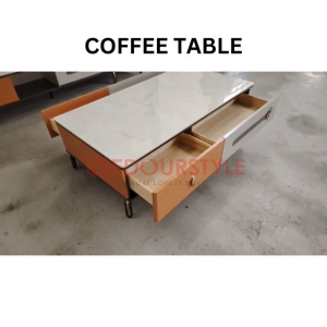 Vedourstyle Luxury 2in1 TV Cabinet Set Coffee Table/Kabinet TV Meja Kopi/Premium Living Room Set