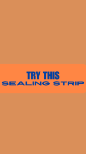 Ultra-thin door bottom sealing door seam sound insulation strip adhesive rubber door diversion strip plug