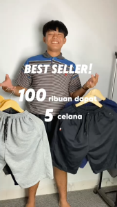 PROMO GILA !! 90RIBUAN DAPAT 5 CELANA PENDEK BROADSHORT BEBYTERY PREMIUM SAKU RESLETING CELANA PENDEK PRIA CELANA BOXER