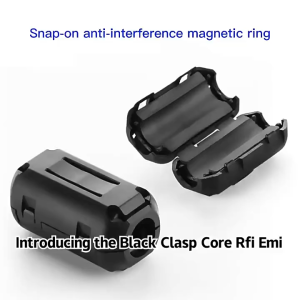 TDK Snap On Noise Filter Ferrite Cable RF EMI 5 mm - 3605 - Black