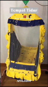 AYUNAN BAYI 5 in 1 KELAMBU DAN KASUR PER 2HANGER BESI MUDAH DAN PRAKTIS