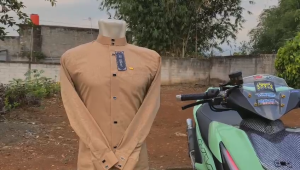 BISA COD kemko embos warna Merah bata 2024