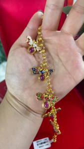 💥สร้อยข้อมือทับทิม น้องผึ้งจอมพลัง เสริมโชคลาภ อัญมณีเครื่องประดับของแท้ สินค้ามีใบรับประกันดูแลตลอดการใช้งาน BIG SALE