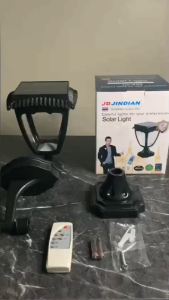 โคมไฟหัวเสา ปักพื้น และติดผนัง JD-X90 ใช้พลังงานแสงอาทิตย์ ไม่เสียค่าไฟ กันน้ำ แสงขาว วอม และRGB ใช้รีโมทเปลี่ยนสีได้