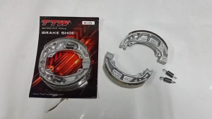 (BFR) ผ้าเบรคหลัง TTW* คุณภาพดี* (ดรัมเบรค) WAVE ทุกรุ่น / เวฟ100 / เวฟ110 / เวฟ125 / เวฟ110 I / เวฟ100 S / เวฟ125 I / R / S / ปลาวาฬ / ดรีม100 / โนวา / เทน่า / สแมท / แดช / ไนท์ / NICE / DASH / TENA / SMILE / SMASH / ดรีมซุปเปอร์คัพ / เวฟ125