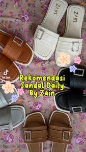 Zain - Atley Dark Brown Sandal Wanita