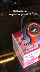 Winn Gas Regulator Kompor Gas Meter Tekanan Rendah Pengunci Ganda Otomatis - W900M - FREE ONGKIR Jabodetabek