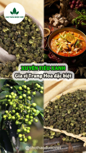 Xuyên tiêu xanh khô 1kg (Hạt tiêu xanh gia vị tứ xuyên)