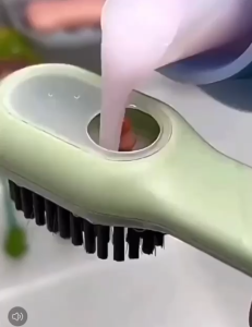 MO345 Sikat Pembersih Dispenser Sabun Otomatis 2in1 Sepatu Baju Tas Kar