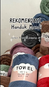 Handuk Mandi Dewasa Microfiber 160x80 Daya Serap Tinggi Jumbo Tebal Lembut Polos Premium Termurah
