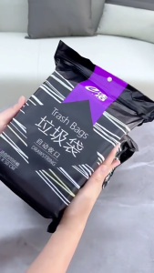 Drawstring Disposable Garbage Bag Extra Thick Trash Bag Beg Sampah Plastik Bertali