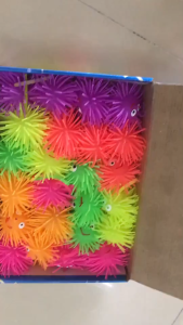 Đồ chơi bóng cho thú cưng đồ chơi banh gai cao su phát sáng cho bé