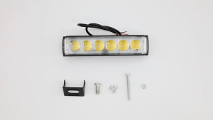S11 Motor 2PCS Red and Blue Flashing Modes Square Spotlight Motorcycle Electric Vehicle Auxiliary Light External Modification Headlight