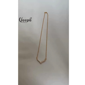 Kalung Titanium Fuji Tahan Karat Liontin Berlian Aksesoris Fashion Termurah