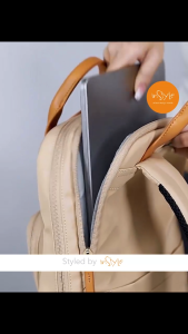 Tas Ransel Laptop Super Slim 156 inch Premium Oxford Backpack Korean Style (T14-001)