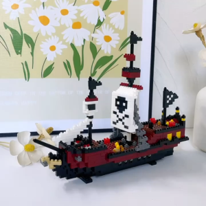 Mainan Anak Laki-Laki: Blok Bangunan & Kapal Bajak Laut