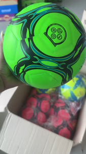 10 ลูกฟุตซอล เบอร์ 3.7 อุปกรณ์กีฬา สำหรับกลางแจ้ง ในร่ม ขนาดมาตรฐาน UNT-FS  คละสี เขียว ชมพู ส้ม เหลือง