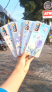 Case Hologram Fashion ( BUNGA ) OPPO A7 A12 A5S A15 A57 2022 A77S A58 4G Casing Hologram Aurora DUNIA JAYA ACC