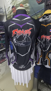 ลาย FISHING STYLE เสื้อตกปลา JK Thailand เสื้อกันยูวี  ป้องกันรังสี UV 80% แห้งเร็ว