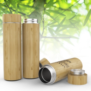 Lineworks - Stainless Lid Bamboo Tumbler Size 500ml