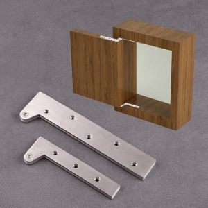 Furniture Rotatable Stainless Steel Pivot Hinge 180° Opening Angle
