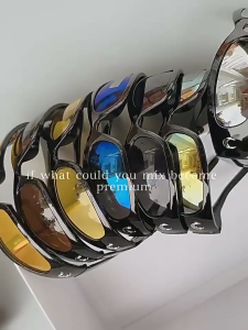 🔥Cc.👍 Retro trend new moon rectangular sunglasses Tiktok Y2K men and women cycling outdoor sports hip-hop punk UV400 wrap-around sunglasses