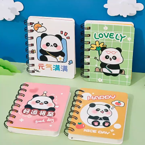 Notebook Gambar PANDA / Notes Buku Memo Mini Gambar PANDA Lucu / Buku Mini Imut / Notes PANDA Bear Simple