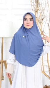 Jilbab Jumbo Pad Larisa Plat Bahan Jersey Irish By Hasanah