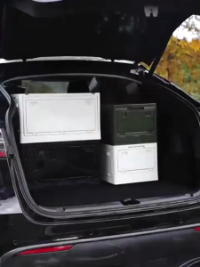 55L/30L Folding Camping Box Waterproof Large Storage Box Stackable Car Container Outdoor Kotak Penyimpan Lipat