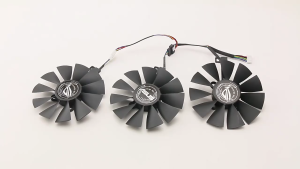 พัดลมการ์ดจอ ASUS GeForce RX580 480 GTX1080Ti 1080 1070Ti 1070 1060 graphics card fan
