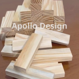 (Xưởng HCM) Thanh Gỗ Domino Thanh Rút Gỗ Hình Chữ Nhật - Đồ Chơi Sáng Tạo