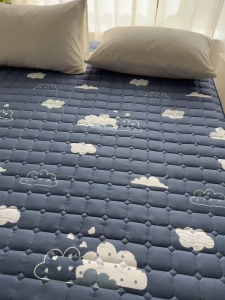 ผ้าฝ้าย 100% ที่นอนนุ่มที่นอนลื่นระบายอากาศได้ Tatamiเตียงเสื่อหอพักนักเรียนเตียงเดี่ยวและเตียงคู่matที่นอนผ้าปูที่นอนเสื่อเตียง bed mat mattress