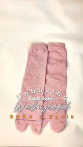 Kazarasock - Kaos Kaki Wudhu Jempol Soka Kanik Beige