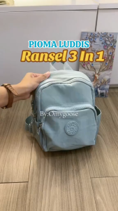 TAS RANSEL NYLON WANITA MINI / TAS RANSEL KERJA PIOMA LUDDIS