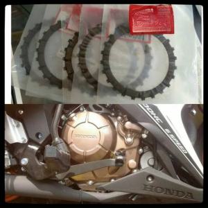 Clutch Lining clutch honda cbr 150 new led facelift CB 150 led sonic 150 GTR 150R original 1set 5pcs Honda Motor Accessories