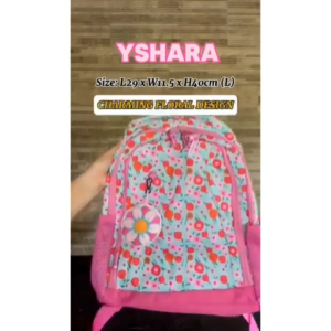 Boardwalk Yshara Girls Backpack with Flower Prints