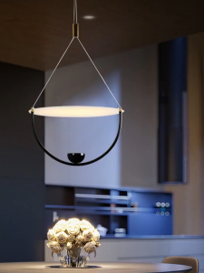 Đèn Chùm Thủy Tinh Đầu Bắc Âu Dòng Đèn Chùm Đơn Giản Thanh Bàn Ăn  Đầu Giường