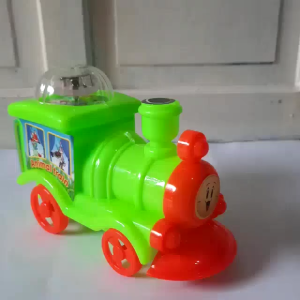 Mainan Anak Kereta Api Tarik LED - Mainan Kereta Api Berjalan LED