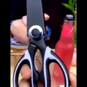 Gunting Dapur Steinless Tajam Serbaguna Untuk Potong Daging Sayur Tulang Ikan Ayam Buka Botol