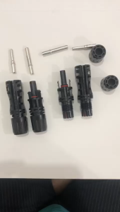 1500VDC High Voltage MC4 Connector (Male + Female) Solid Pins Suitable for 2.5mm2 - 6mm2 PV Cable Konektor MC4 PV Solar Panel