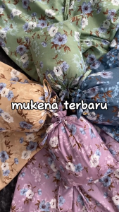 Mukena Travel Mini Motif Floral Elegan - Ukuran Dewasa Terbaru 2026