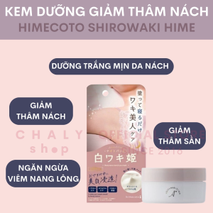 Kem dưỡng giảm thâm nách Himecoto Shirowaki Hime Night Pack 30g Nhật. Làm sáng da vùng nách ngăn ngừa thâm hiệu quả