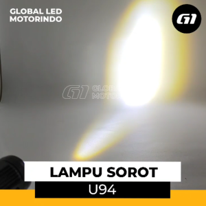 WERACE Lampu LED Sorot D2 40Watt U94 Jauh Dekat Kuning Putih Harga Sepasang Set