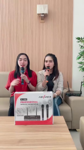 Advance Microphone W-1060 Double Wireless + Receiver Garansi Resmi