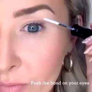 Double -headed Mascara Eyelash Glue Raincoat Black Mascara Waterproof False Lashes Makeup Adhesive Glue