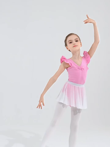 Váy Múa Ba Lê Cộc Tay Dài Tay KIDSBALLET Váy Múa Rời Lưng Nơ Rủ Váy Múa Cho Bé Váy Múa Bale Váy Múa Trẻ Em