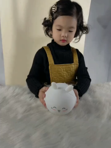 Lampu tidur silicon F10 Rusa & Kelinci LED  with 9 Light