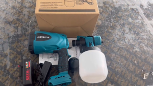 COD Mansoon Cordless Paint Sprayer 800ML Paint Sprayer Rechargeable Battery Spray Wall Paint Sprayer