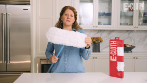 E-Cloth Eco Flexi Edge Floor and Wall Duster – Chemical-Free Feather Dusting with Just Water