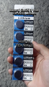 Baterai CMOS 3 Volt CR-2032 Lithium Batre Jam Timbangan Kalkulator Led Light CMOS Dll